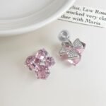 PJX-121 Crystal Sparkling Korean Earrings - Image 2