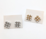Pearl Square Korean Earrings - Image 2
